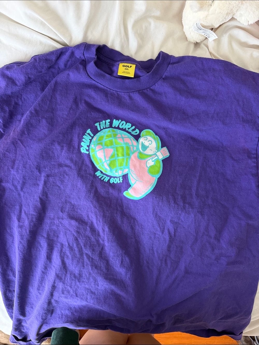 Golf Wang Purple 'Paint the World' Graphic Tee